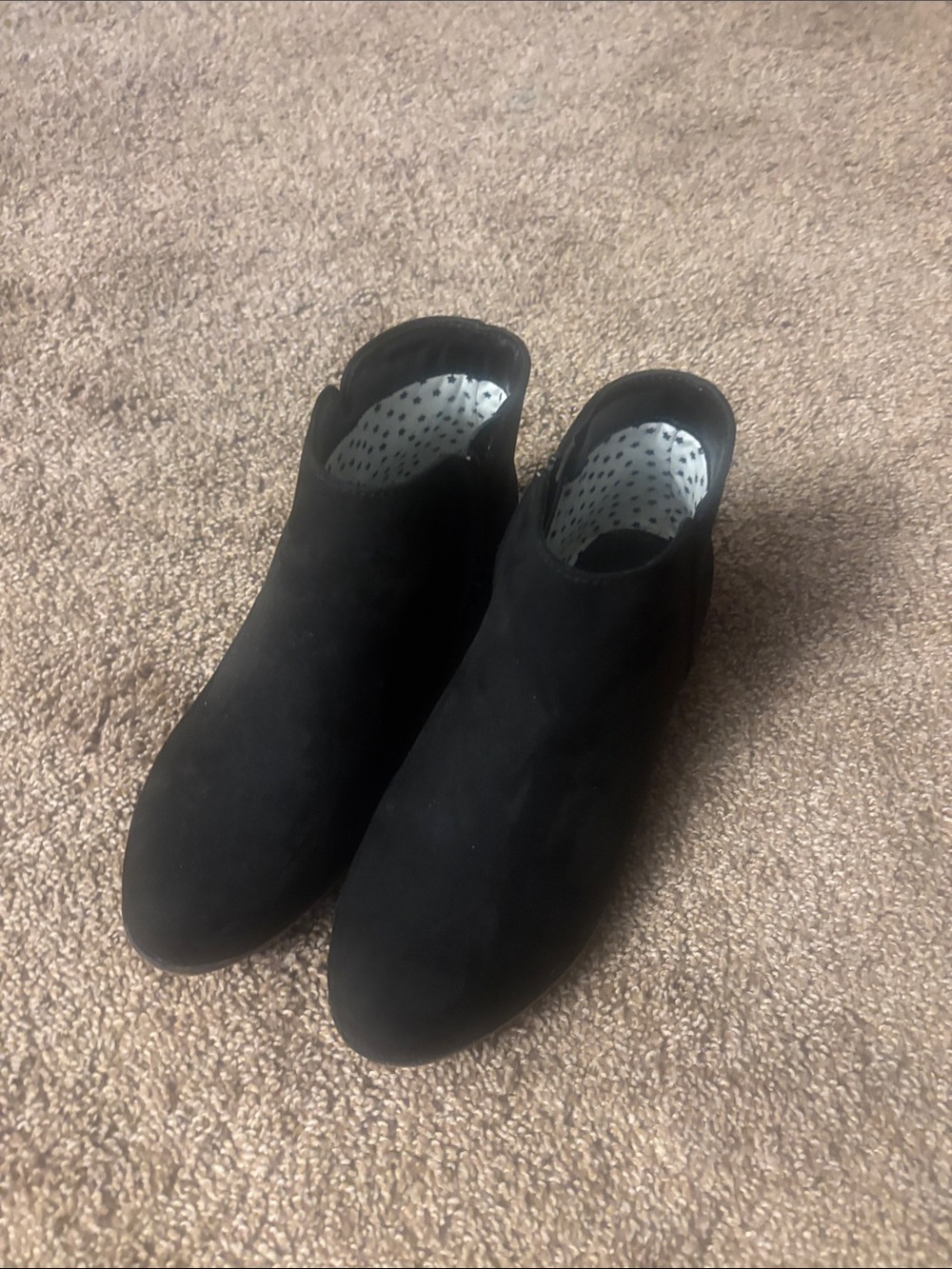 Girls size 3 Cat & Jack Black Suede booots